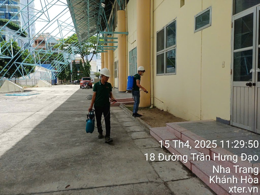 XTER đang thực hiện diệt trừ chống mối